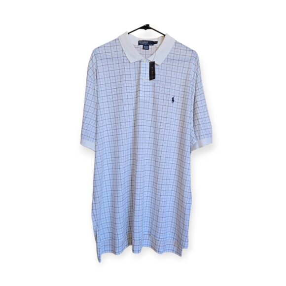 Polo Ralph Lauren Other - Polo Ralph Lauren Men's Vintage Check Short Sleeves Polo Classic Shirt Size XXL